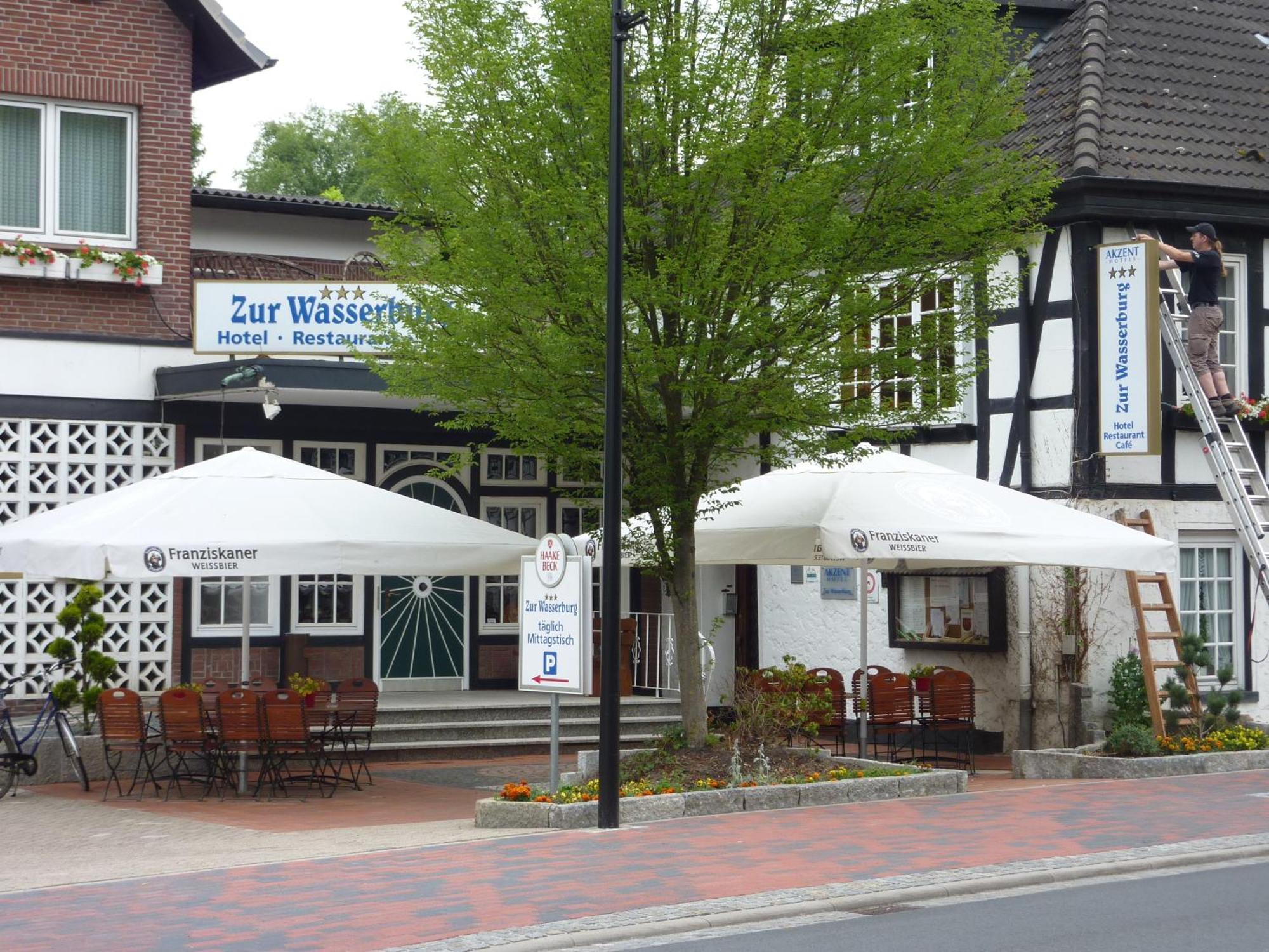 Akzent Hotel Zur Wasserburg - Hotel Garni Bed & Breakfast Harpstedt Exteriér fotografie