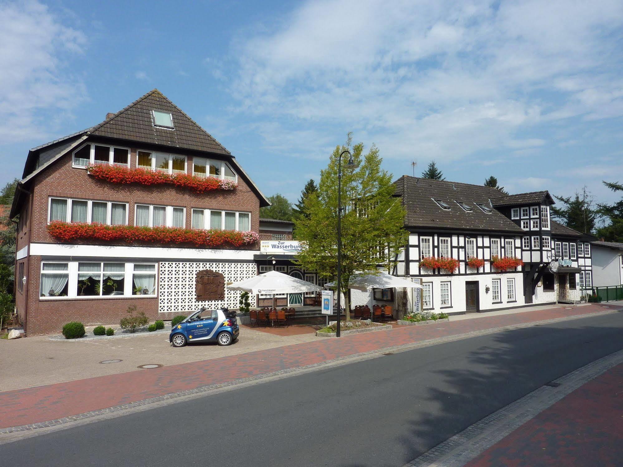 Akzent Hotel Zur Wasserburg - Hotel Garni Bed & Breakfast Harpstedt Exteriér fotografie